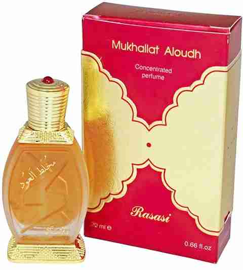 RASASI Mukhallat Al Oudh 20 Ml Floral Attar For Unisex Floral