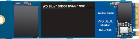 WD WD Blue SN550 500 GB Desktop, Laptop Blue PCIe NVMe Internal