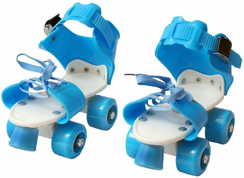 Nilzone Line Roller Skates New Adjustable Skate Children Double