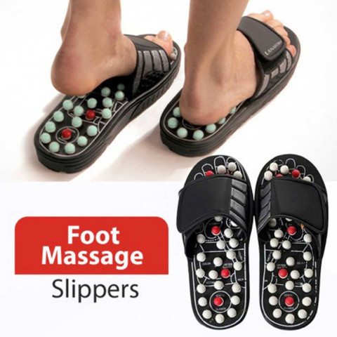 Vastly VPADUKA201 Acupoint Massage Slippers Sandal For Feet Acupressure  Therapy Medical Rotating Foot Massager Shoes Unisex Slides Massager