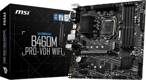 MSI B460M PRO-VDH WIFI Mini-ATX LGA 1200 Gaming LGA 1200Socket