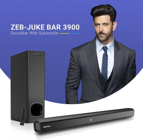 Buy ZEBRONICS Juke bar 3900 80 W Bluetooth Soundbar Online from
