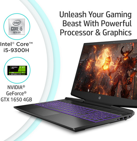 HP Pavilion Gaming Intel Core i5 9th Gen 9300H (8 GB/1 TB HDD