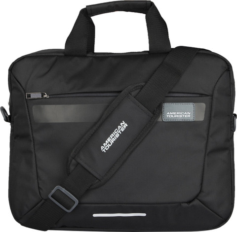 AMERICAN TOURISTER Rexton Laptop Messenger Bag Adjustable and Detachable  Strap Office Executive Bags Briefcase for 13-Inch/ 14 Inch/ Inch  Laptop