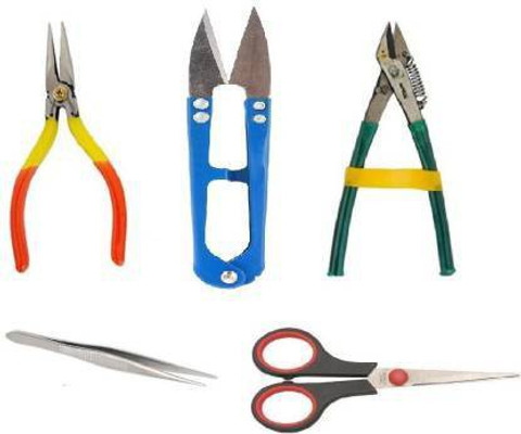 ZILZAA Jewellery Making Jumbo Tool Set Including Cutting Bending Tools,  Scissor, Plucker with Cutter/Nipper