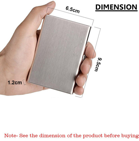StealODeal Stainless Steel Front Pocket Business - Main Image