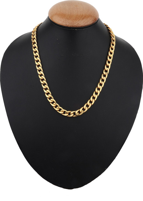 styles creation Stylish Heavy Gold Plated Thick Sachin Chain For