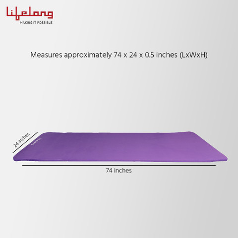 Lifelong 13 mm Extra Thick Yoga Mat Blue 13 mm mm Yoga Mat Buy