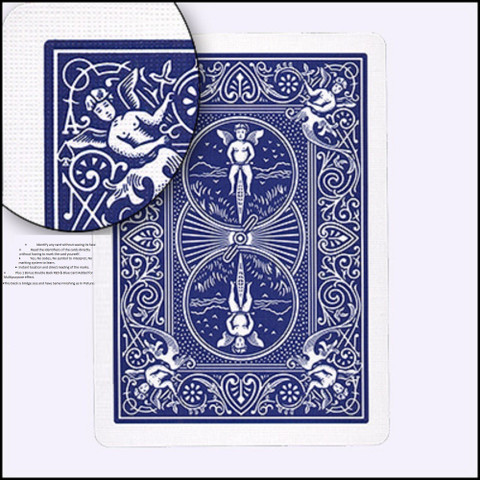 Tricks Marked Card (Blue Back Bicycle Design) Cheating