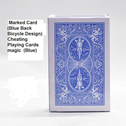 Tricks Marked Card (Blue Back Bicycle Design) Cheating