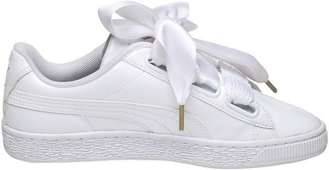 PUMA Basket Heart Patent Wn's Sneakers For Women Buy Puma White