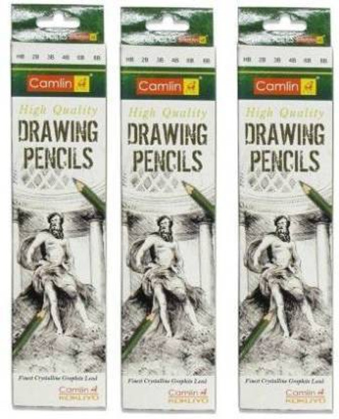 Camlin Graphite HB,2B,3B,4B,6B,8B Pencil