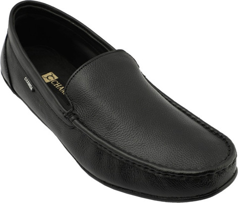 Loafers Black Mein Juta Chamda Leather Black Loafers Shoes Slip On