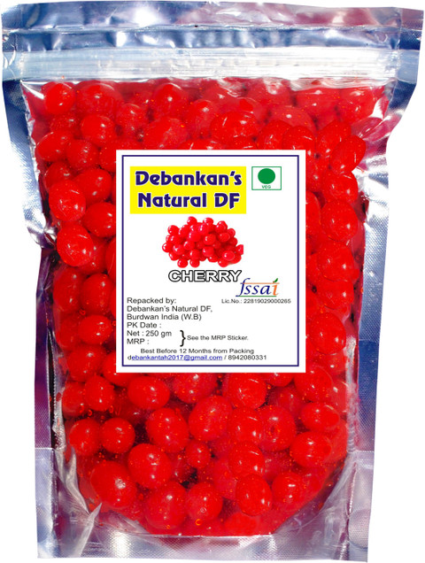 Debankan's Natural DF CHERRY 250 Gram Cherries Price in India