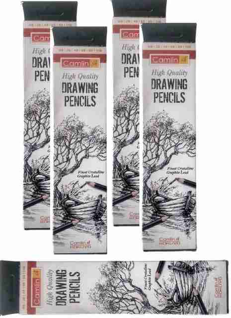 Camlin HB, 2B, 4B,6B, 8B, 10B Pencil