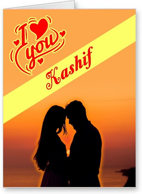 Midas Craft I Love You Kashif ….01 Gift Romantic Message Greeting