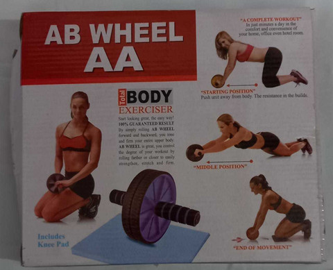 APPS SPORTS Ab Roller Wheel with Configurable Wheels and Non-Slip Handles  – Ab Wheel Trainer Ab Exerciser