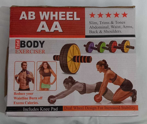 APPS SPORTS Ab Roller Wheel with Configurable Wheels and Non-Slip Handles  – Ab Wheel Trainer Ab Exerciser