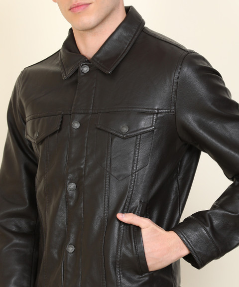 LEVI'S Full Sleeve Solid Men Jacket - Buy LEVI'S Full Sleeve Solid