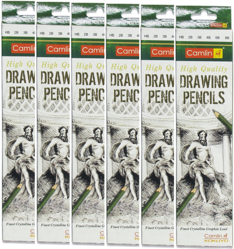 Camlin HB,2B,3B,4B,6B,8B Pencil Price in India Buy Camlin HB,2B