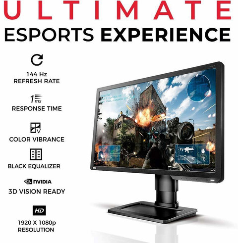 BenQ 60.96 cm (24 inch) Full HD LED Backlit TN Panel Height