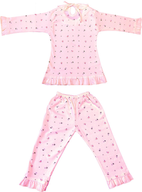 RG Collection Baby Girls Printed Multicolor Night Suit Set Price