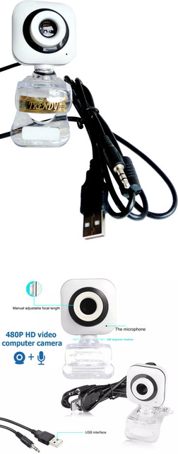 Trendy Crystal View USB plug play(No Driver Required) webcam 640
