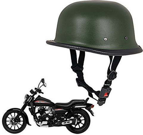 Dvis German Retro style Matty Green Half Helmet World War Inspired