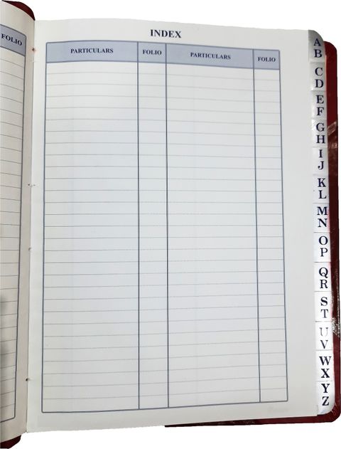 Library Register Page LRS Library Accession Register - Leather Binding (200 Pages- 5000 ...
