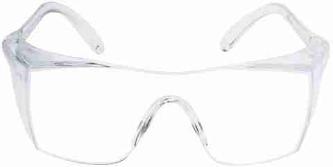 Luxuria Clear Eye Protection Transparent Goggle, Anti-Dust Multipurpose  Safety glasses for biking, construction, industrial, infection 