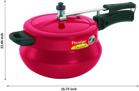 Prestige Nakshatra Plus Red Handi L Inner Lid Induction Bottom