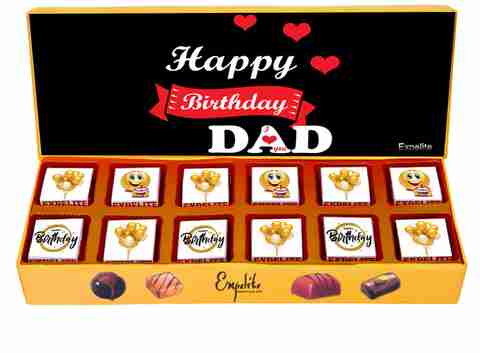 Expelite Unique birthday gift for Dad 12 PC Happy birthday papa