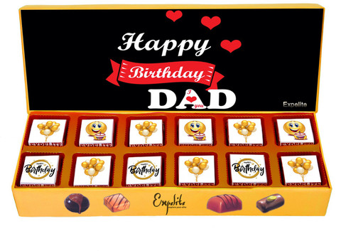 Expelite Unique birthday gift for Dad 12 PC Happy birthday papa