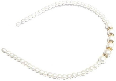 haiko Pearl Hairband / White Pearl Hairband / Fancy Hairband