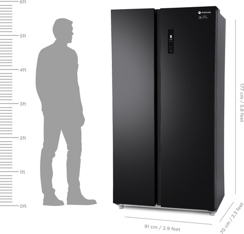 Motorola 592 L Smart Wifi Enabled Frost Free Side by Side
