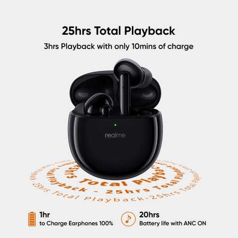 Charging Case Realme Buds Air Battery Capacity Realme Buds Air Pro