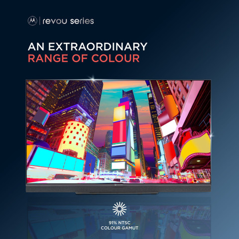 MOTOROLA Revou 139 cm (55 inch) Ultra HD (4K) LED Smart Android TV with  Dolby Atmos and Dolby Vision