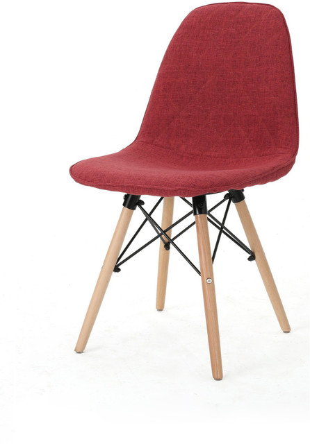 Finch Fox Callay Mid Century Eiffel Iconic Chair in Red Colour