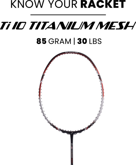 ラケット Ti 10 TITANIUM MESH Badminton Research: Titanium Mesh 10 Review (Ti-10 3rd
