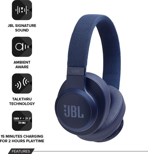 Headphones Jbl 500bt Pret JBL Live 500BT Voice Enabled Bluetooth
