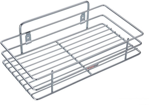 Thrivanta Stainless Steel Multipurpose Storage Rack/Shelf, Single Kitchen  Rack, Bathroom Shelves and Racks Steel, Wall Mounted Organizer for Home