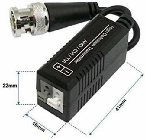 TNY CCTV Camera BNC Male UTP CAT5 Video Balun Balloon ballun