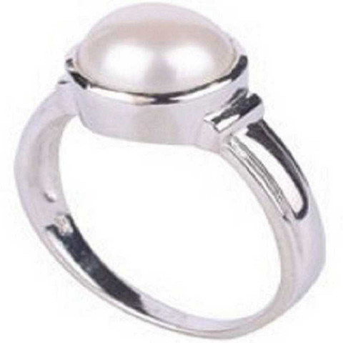 KUNDLI GEMS Pearl Ring Original Semi Precious Stone South sea