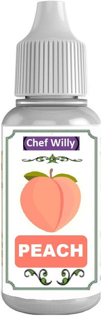 chef willy Fruit Extract Natural Flavor Essence Syrup for cakes sweets  candies and drinks peach flavor Peach Liquid Food Essence Price in India -  Buy chef willy Fruit Extract Natural Flavor Essence