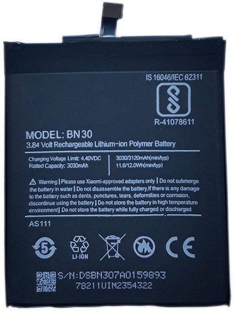 4a Original Redmi 4a Battery Buy Online APTIVOS Mobile Battery For