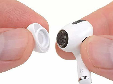 Crysendo Silicone Replacement Eartips For Airpods Pro (2 Pairs