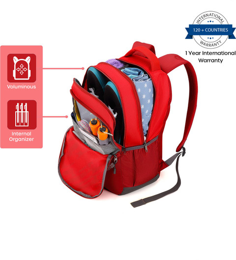 AMERICAN TOURISTER Mist Sch Bag 29 L Backpack Red - Price in India |  Flipkart.com