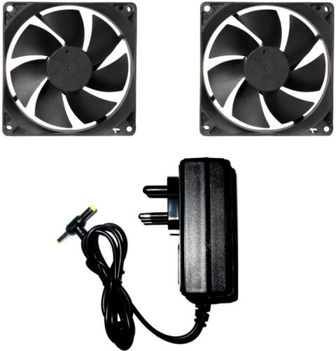TechSupreme DC FAN Cabinet Fan 80X80X25MM (12 VOLT) Cooler