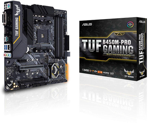 ASUS TUF B450M PRO GAMING AM4Socket ATX AMD B450 Chipset DDR4