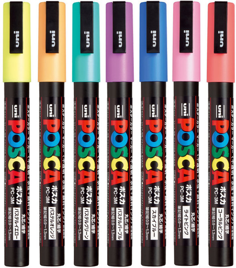 Uni Posca Paint Marker Pen, Fine Point,(PC-3M)